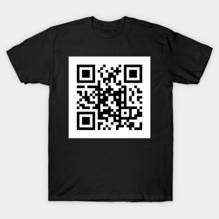 Trump lost. LOL! QR code T-Shirt